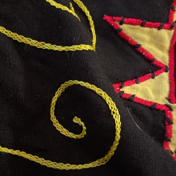 Vibrant, vintage XL Patchwork Art Jacket - Picture 8 of 8